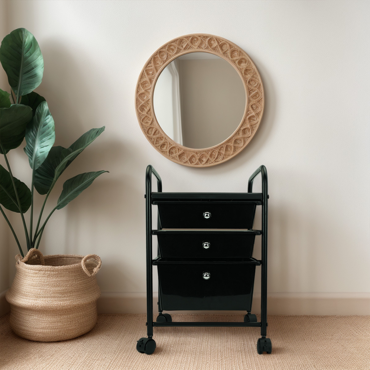 Cheap Utility Grocery storage cart for Dorm Room