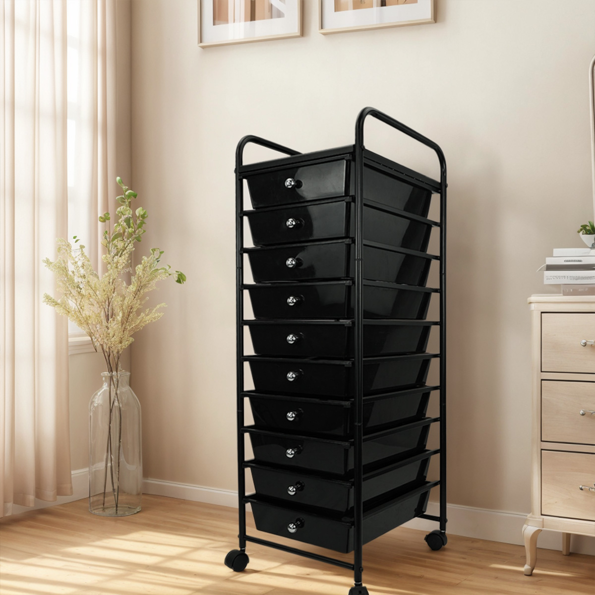 Simple Houseware Utility Storage Organizer Cart