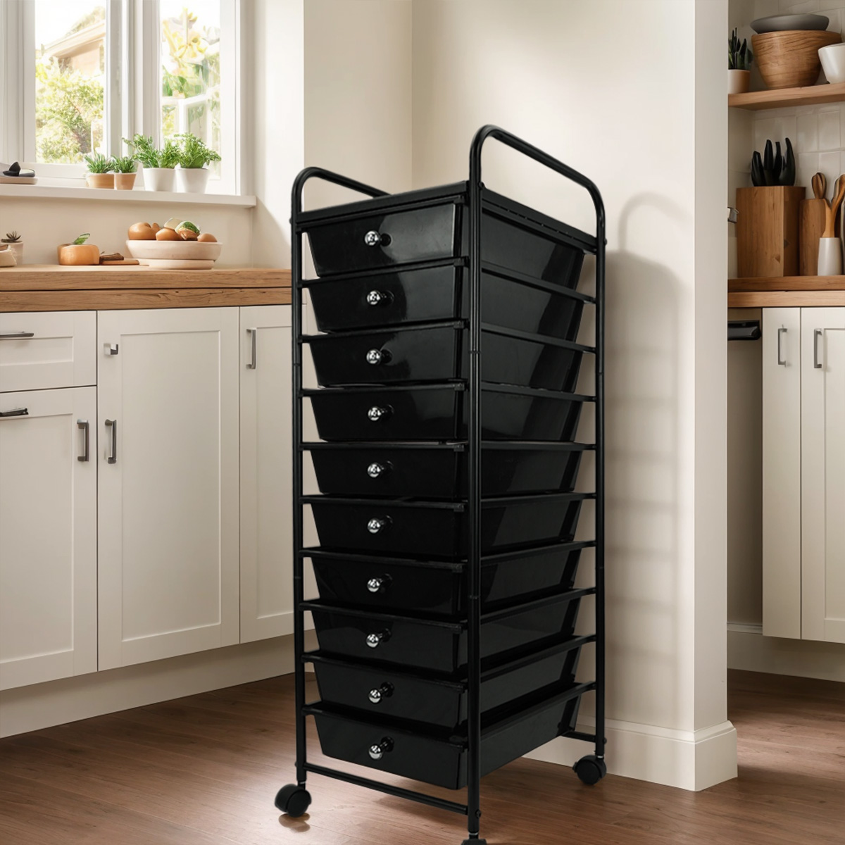 Simple Houseware Utility Storage Organizer Cart