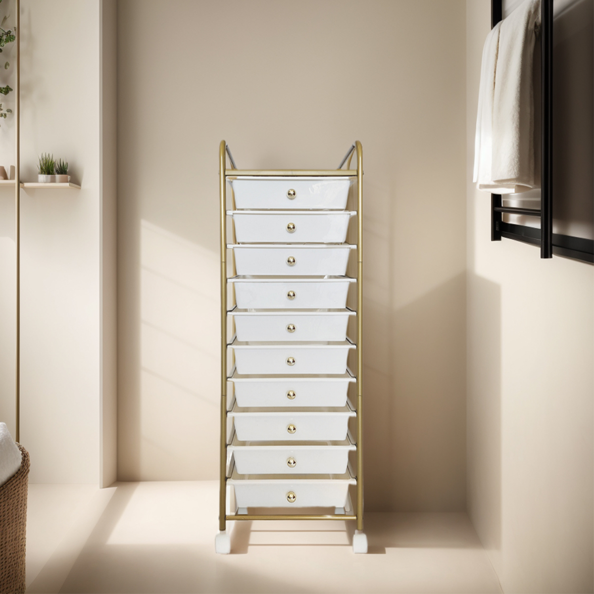 Golden Versatile Utility Cart with Customer Reviews
