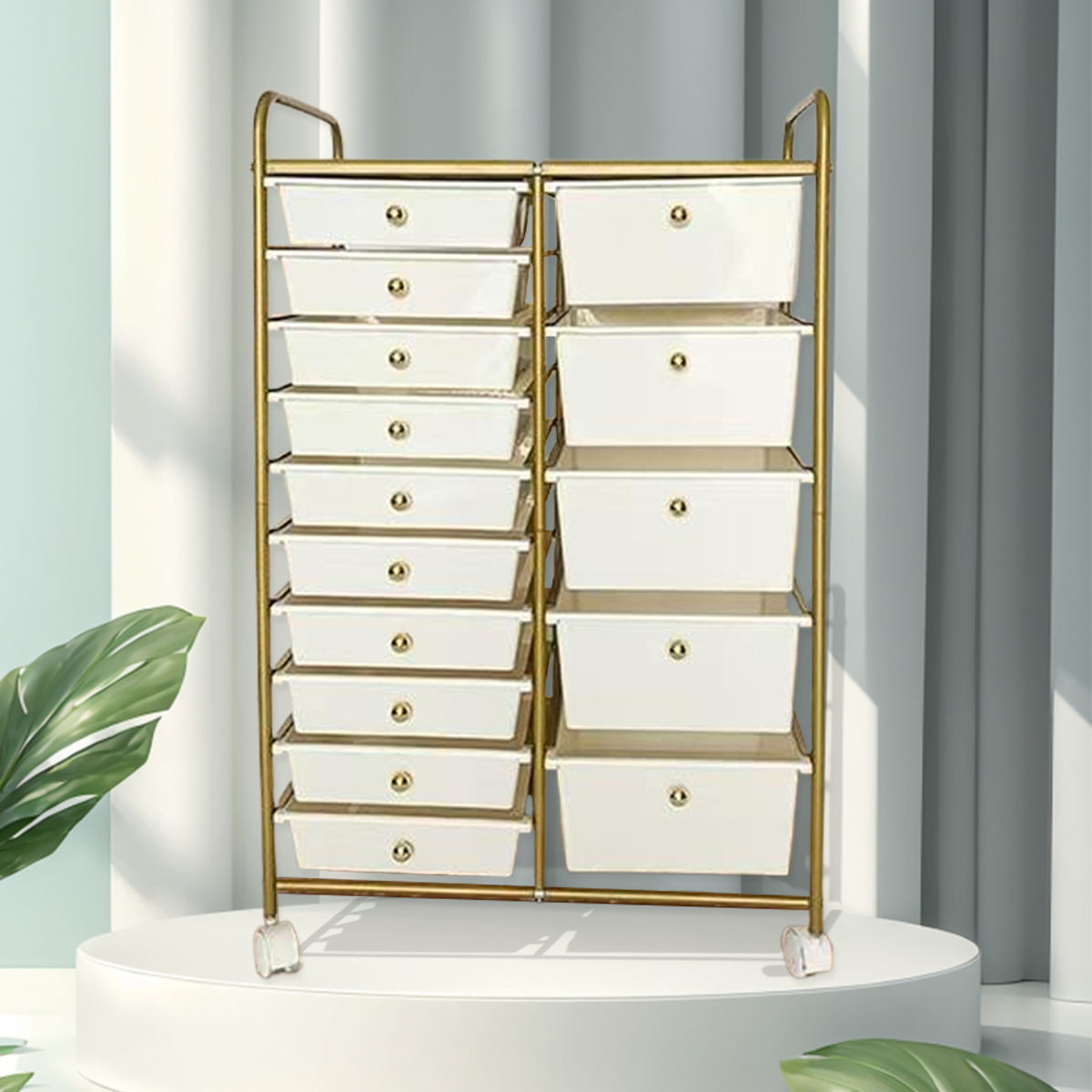 High-Capacity Rolling storage cart with new design