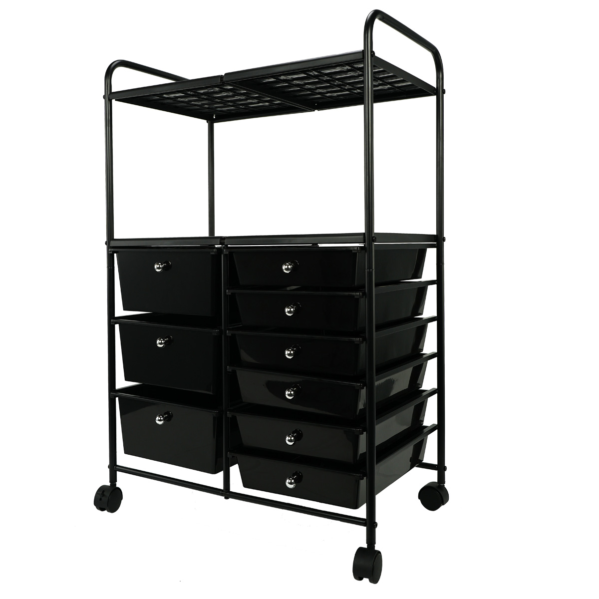 Hairdresser Rolling Cart with tabletop and drawers