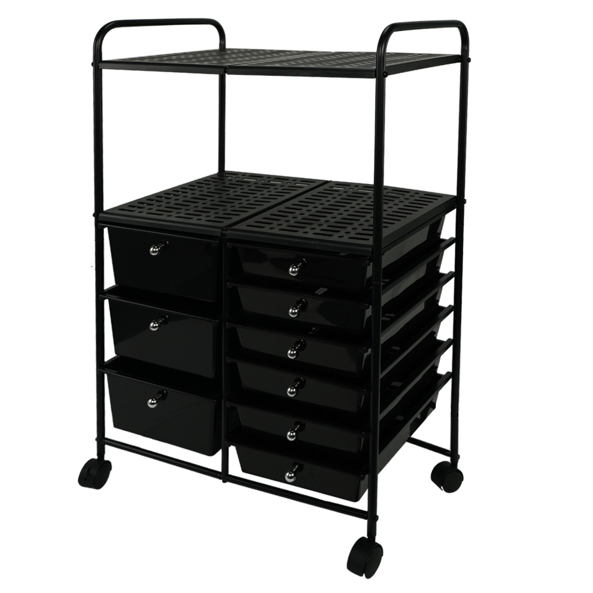 Hairdresser Rolling Cart with tabletop and drawers