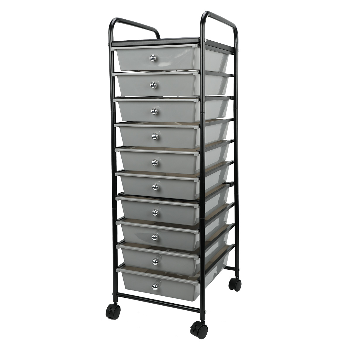 Topeakmart Plastic Trolley for Snack on Wheels