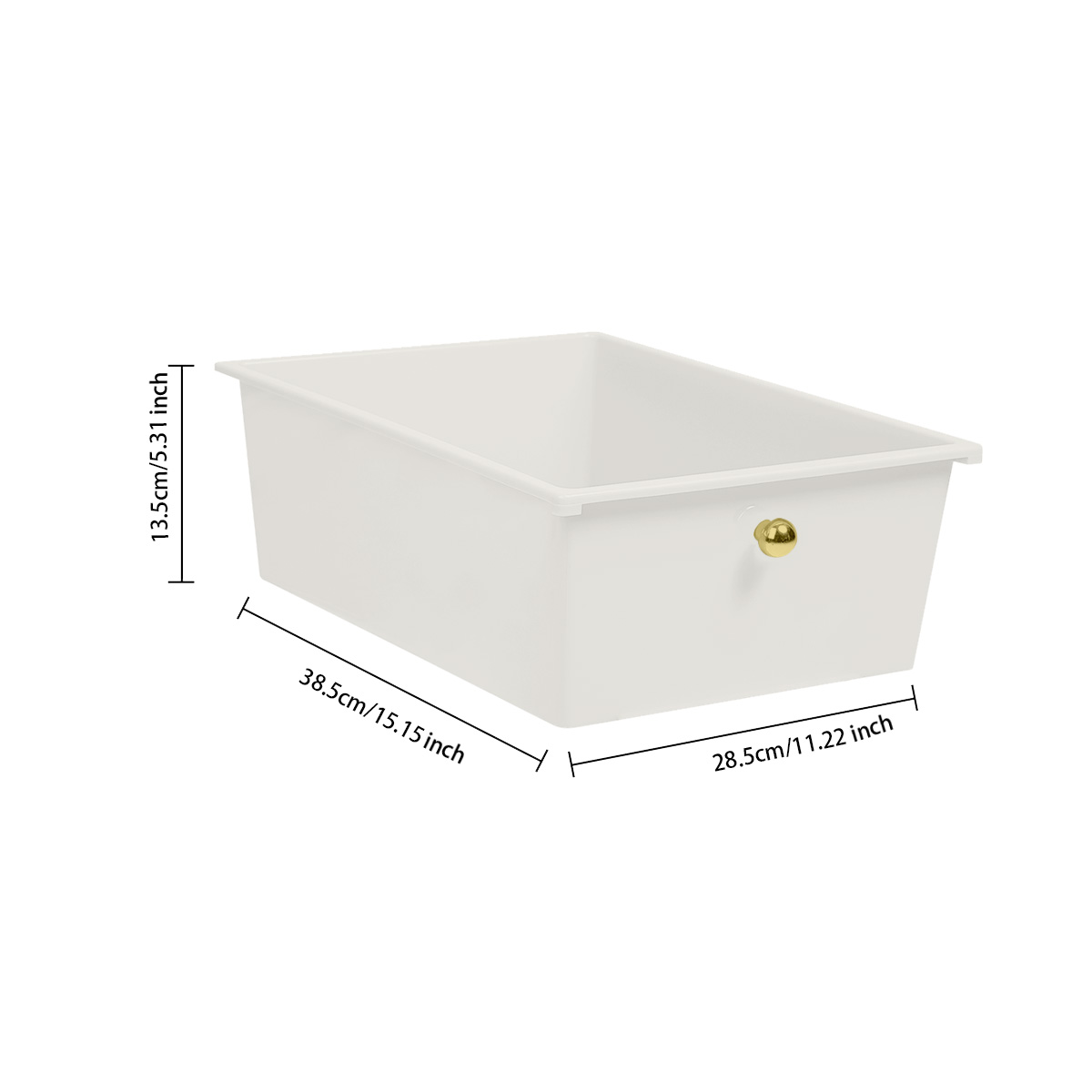 Modern Urban Lifestyle Gold bedside Organizer