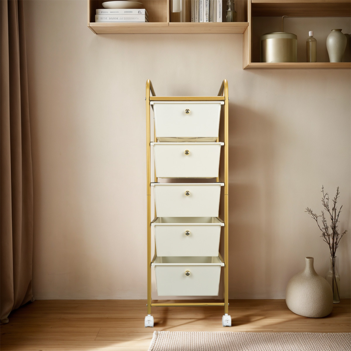 Modern Urban Lifestyle Gold bedside Organizer