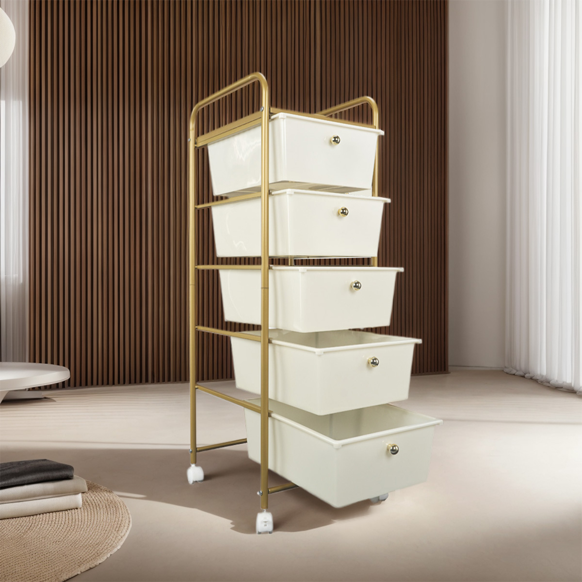 Modern Urban Lifestyle Gold bedside Organizer