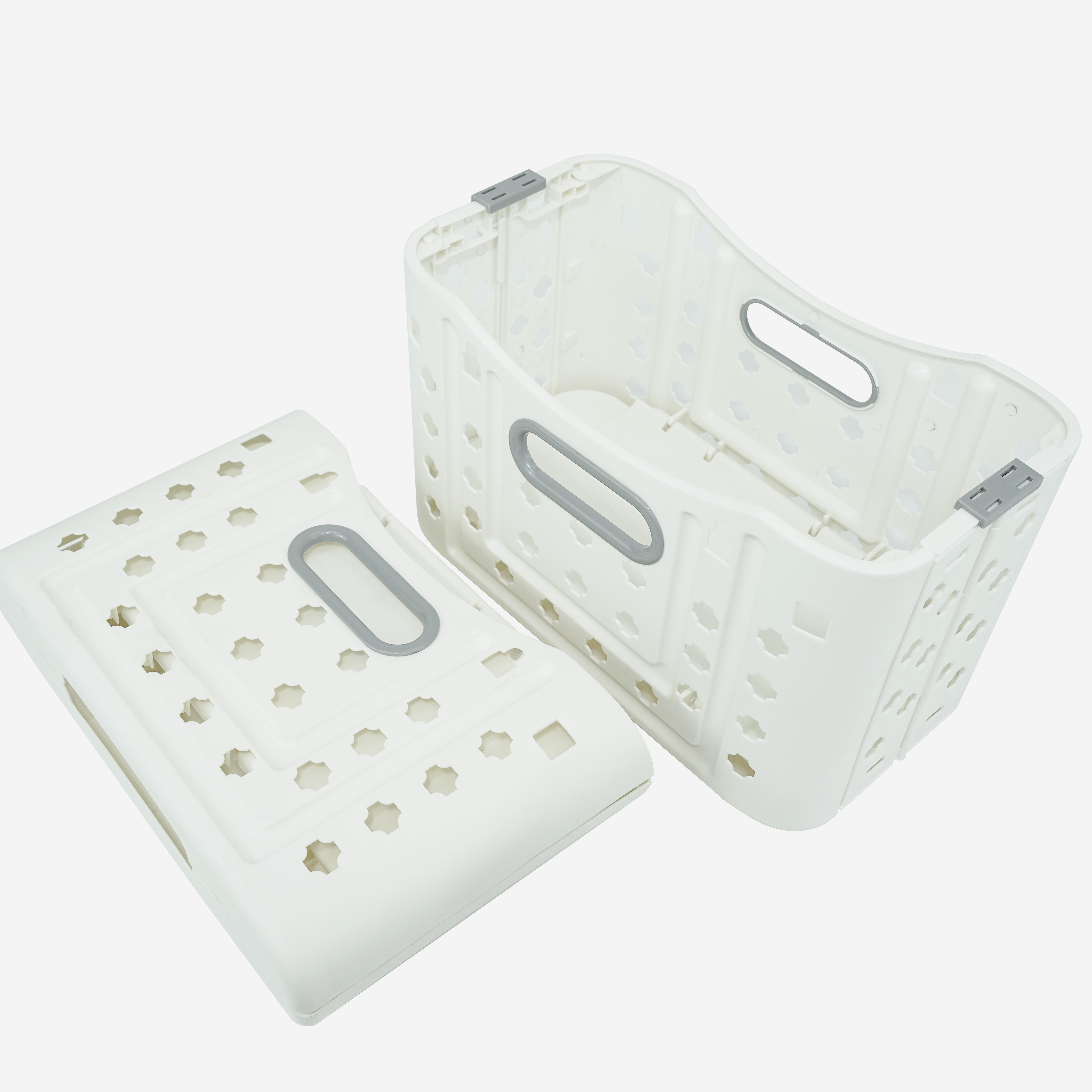 Foldable Multi-tier Laundry Basket with wheels