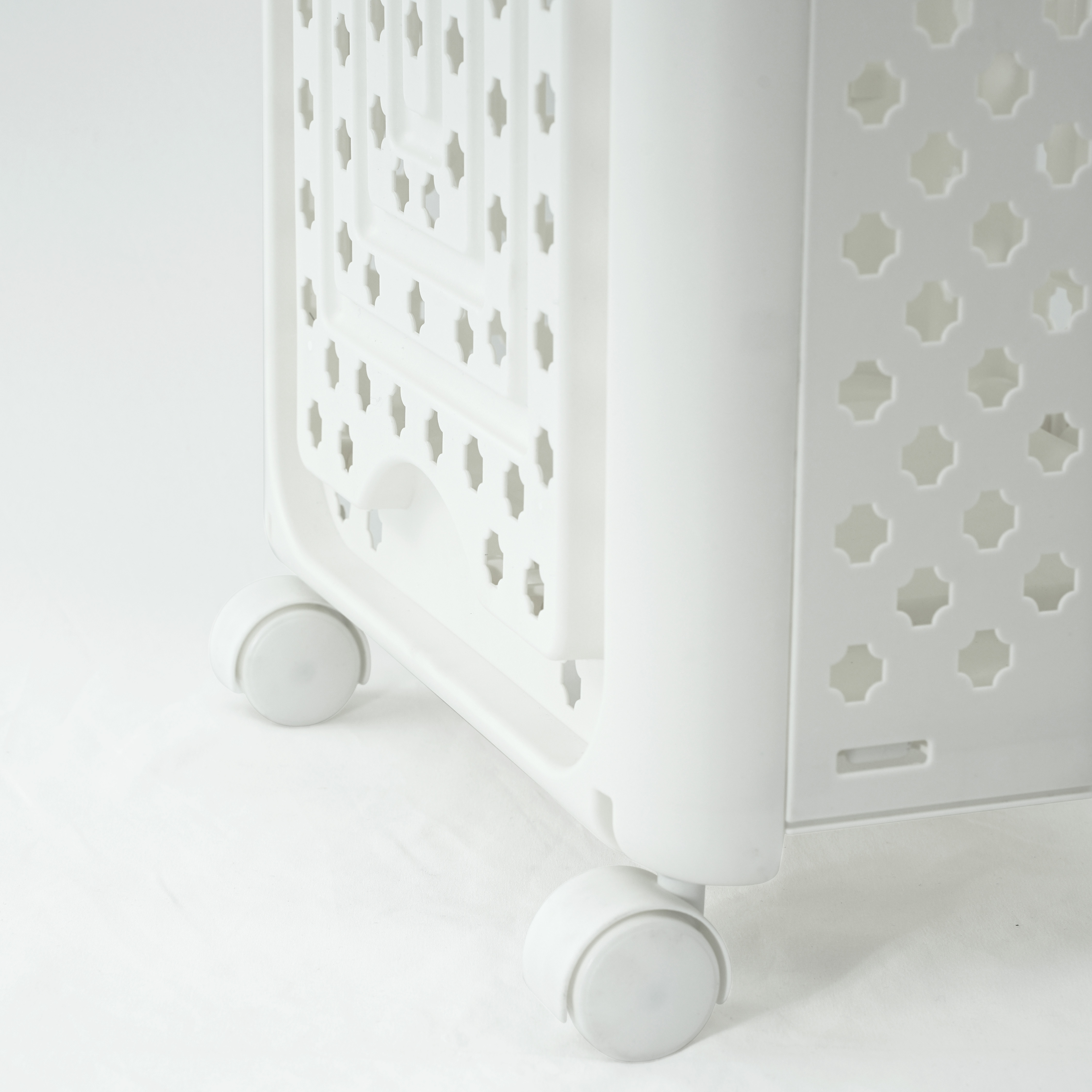 Foldable Multi-tier Laundry Basket with wheels