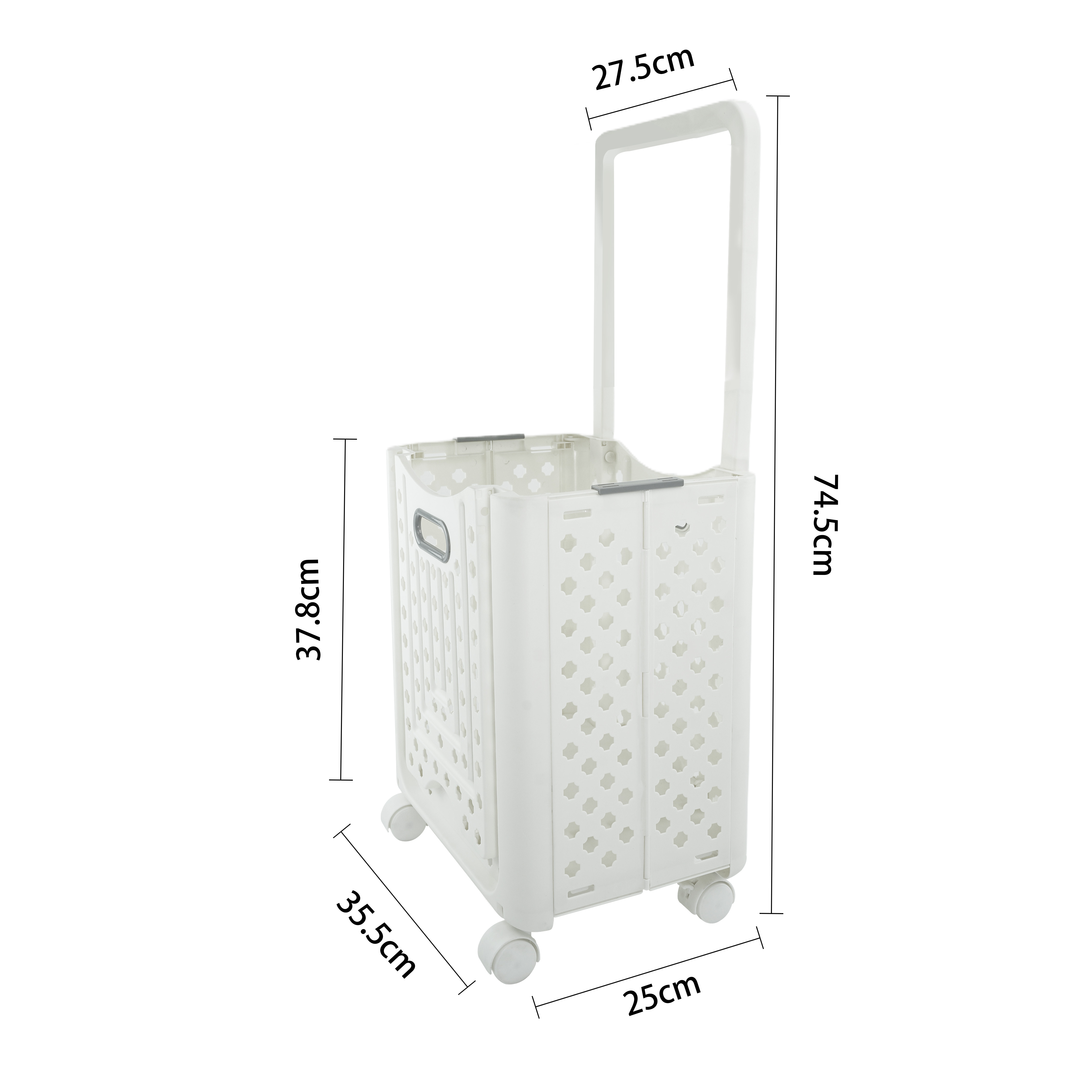 Foldable Multi-tier Laundry Basket with wheels