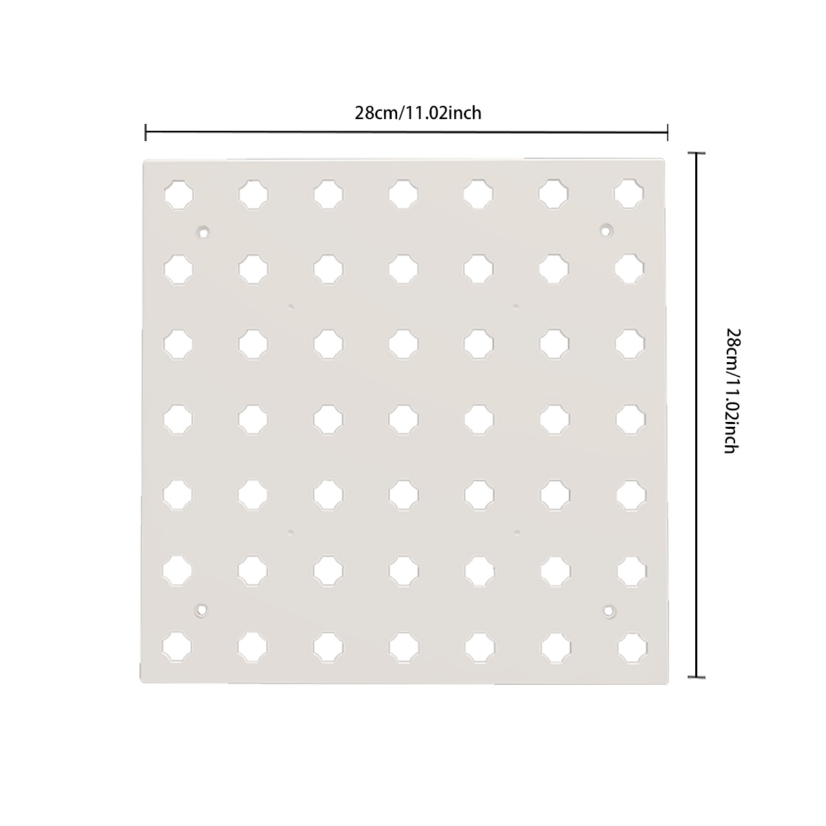 Multifunctional strong load-bearing holeless nail Pegboard