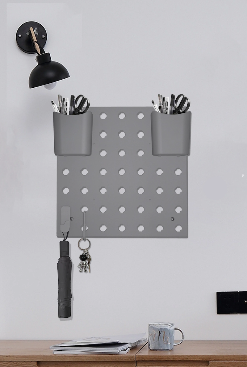 How ​​to Use Pegboard Wall Shelves Without Drilling？