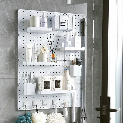 pegboard wall shelves
