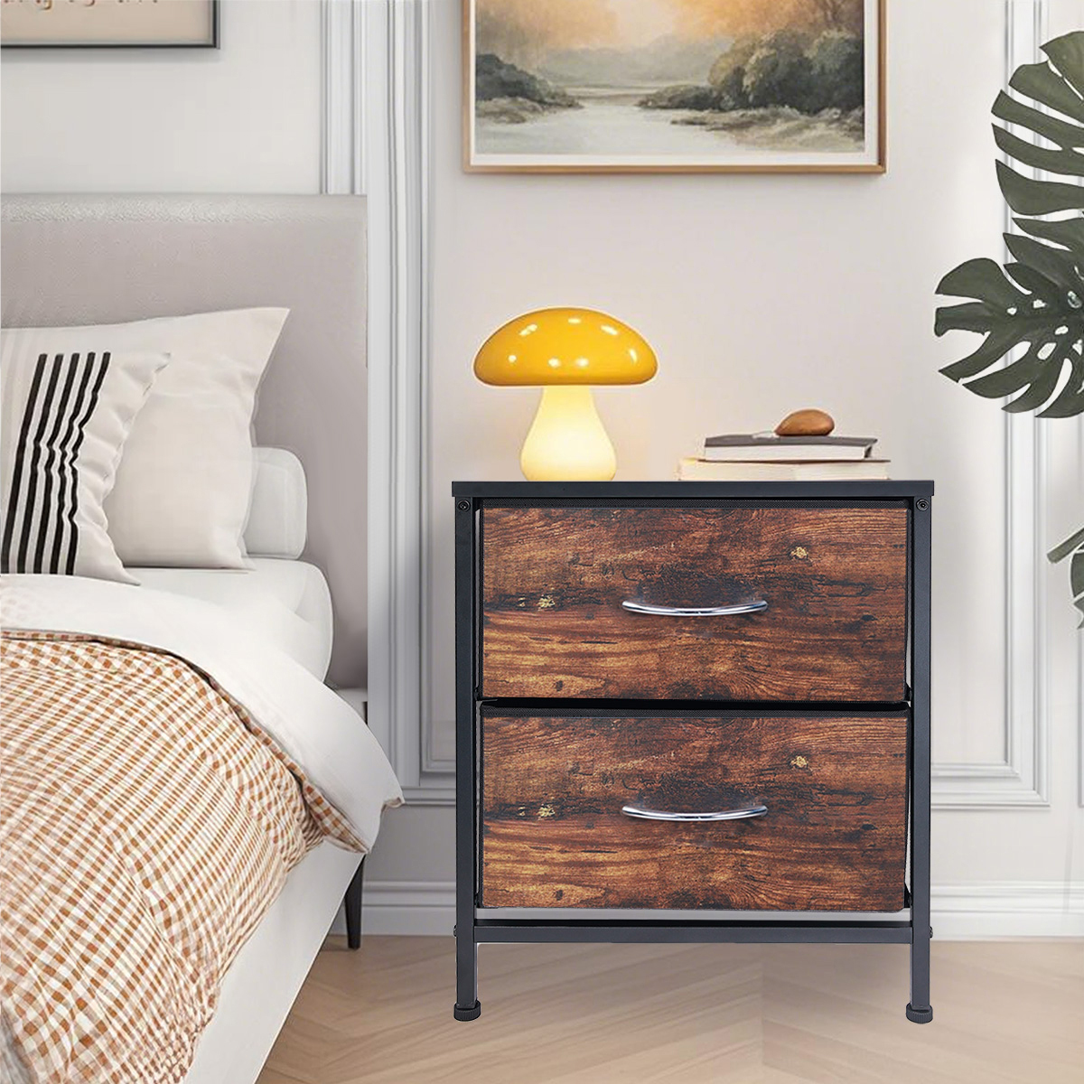 Modern Minimalist Bedside Cabinet