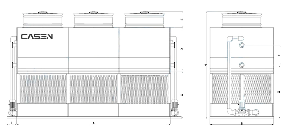 Closed circuit cooling tower supplier