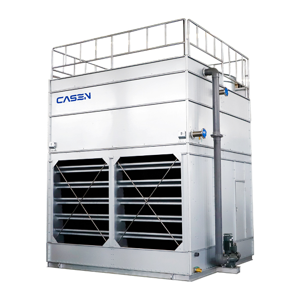 CTI Certificate Casen Brand Steel Water Cooled 150ton Anticorrosion Closed Type Cross Flow Cooling Tower