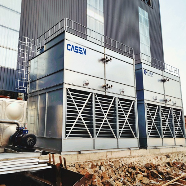 CTI Certificate Casen Brand Steel Water Cooled 150ton Anticorrosion Closed Type Cross Flow Cooling Tower