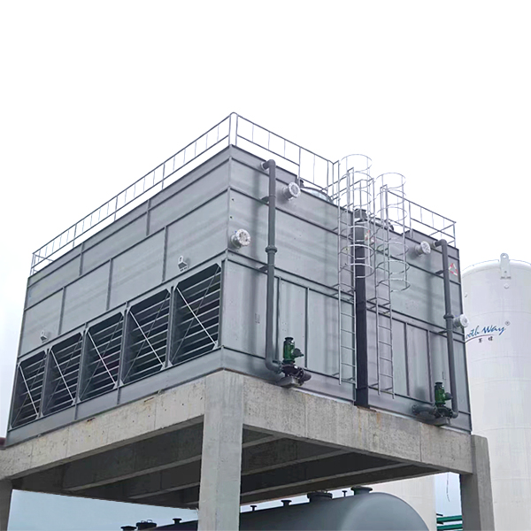 CTI Certificate Casen Brand Steel Water Cooled 150ton Anticorrosion Closed Type Cross Flow Cooling Tower