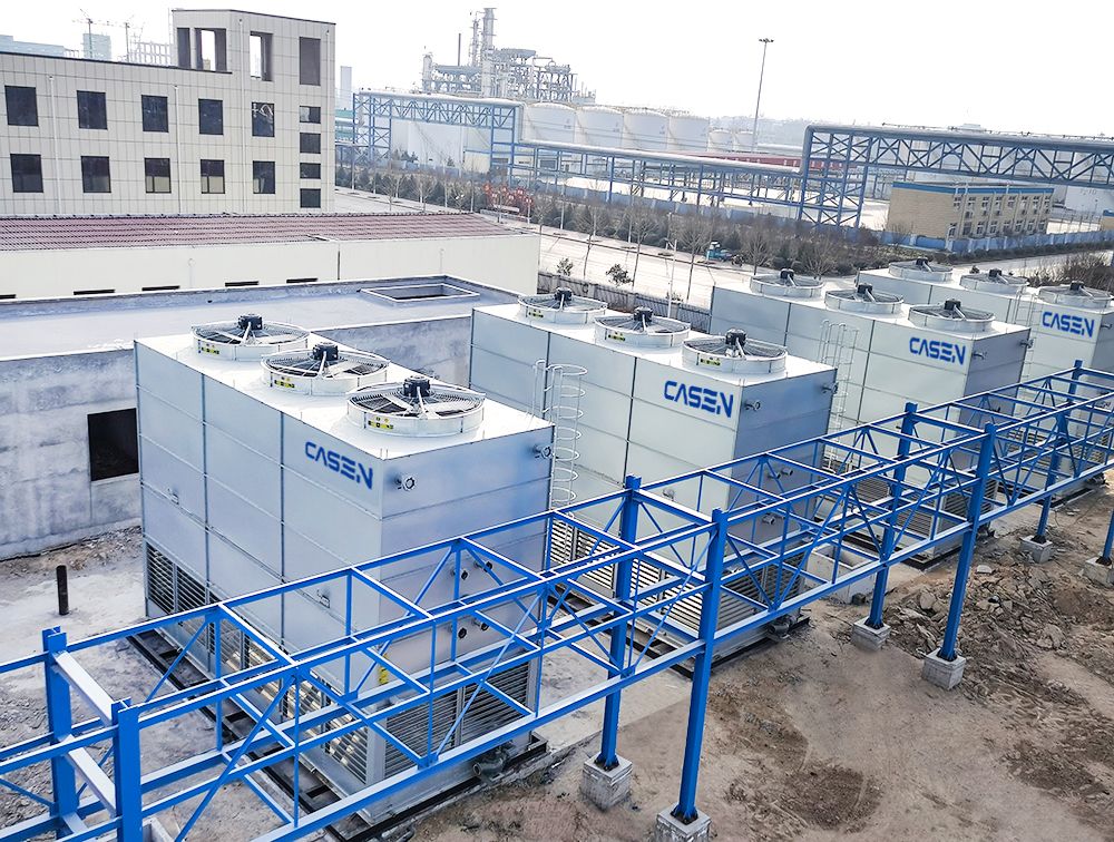 Modular designed anticorrosion material cooling tower