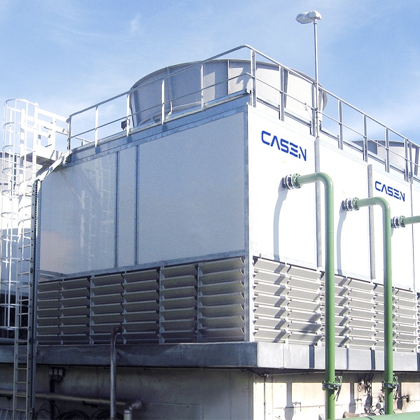 Crossflow Open Cooling Tower In Southeast Asia Steel Manufacturing Industry