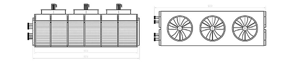 Adiabatic air cooling systems