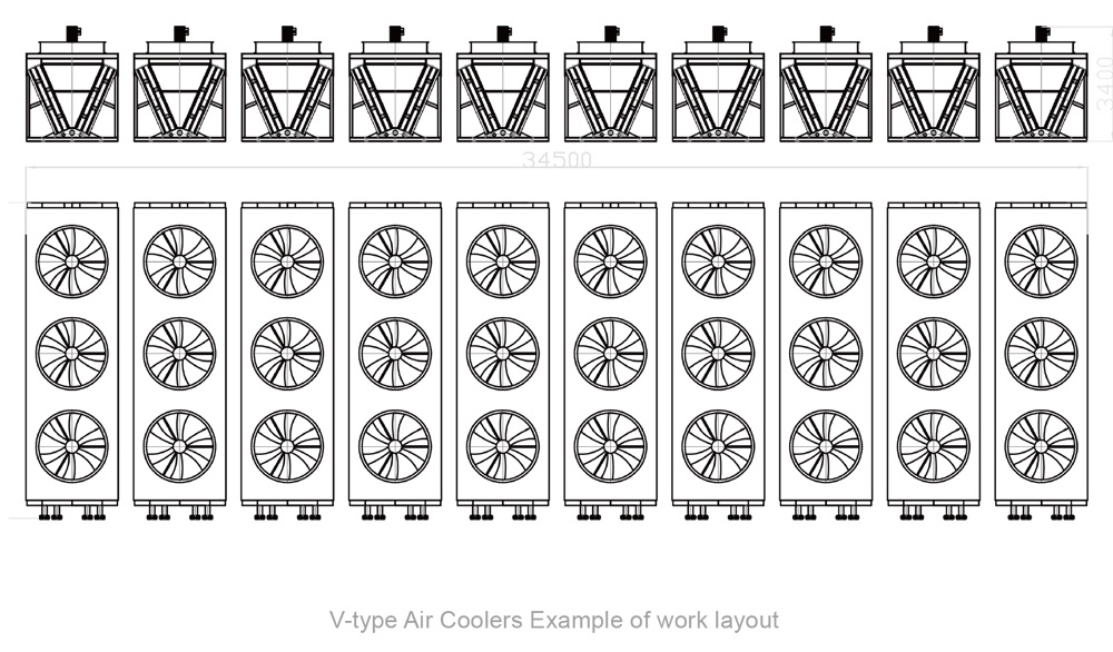 Adiabactic wet curtain design industiral evaporatice air cooler