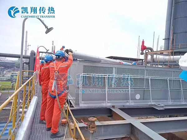 Closed cooling tower in a Chemical Plant in Thailand