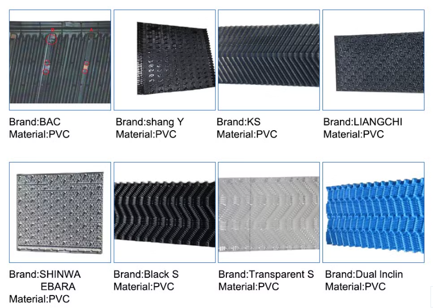 PVC Spindle Cooling Tower Fill