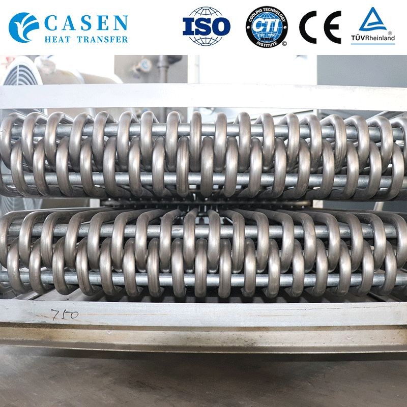 Copper Tube Heat Exchanger Coils Condenser Coils for Cooling Tower and Evaporative Condenser