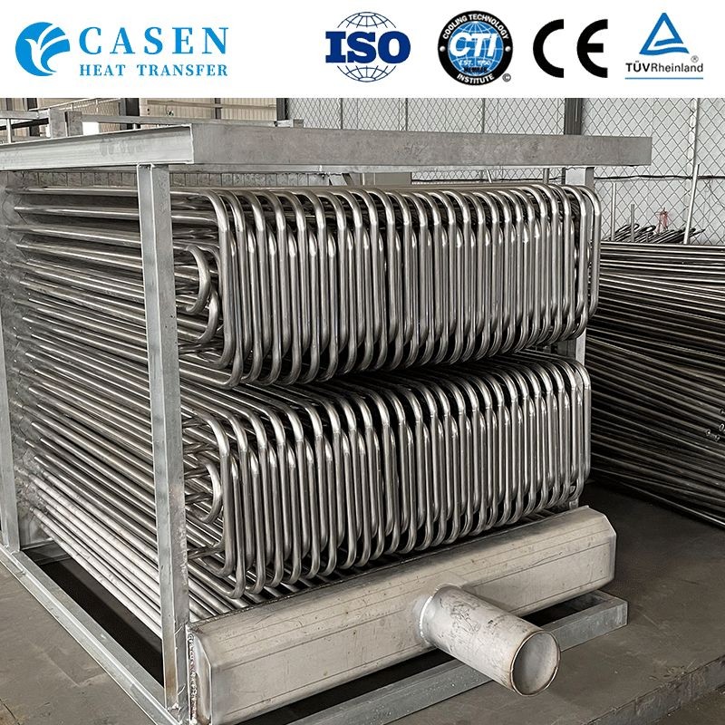 Copper Tube Heat Exchanger Coils Condenser Coils for Cooling Tower and Evaporative Condenser