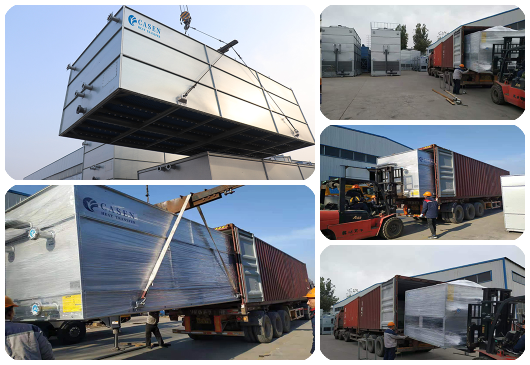 Closed Circuit Evaporative Condenser Crossflow Type