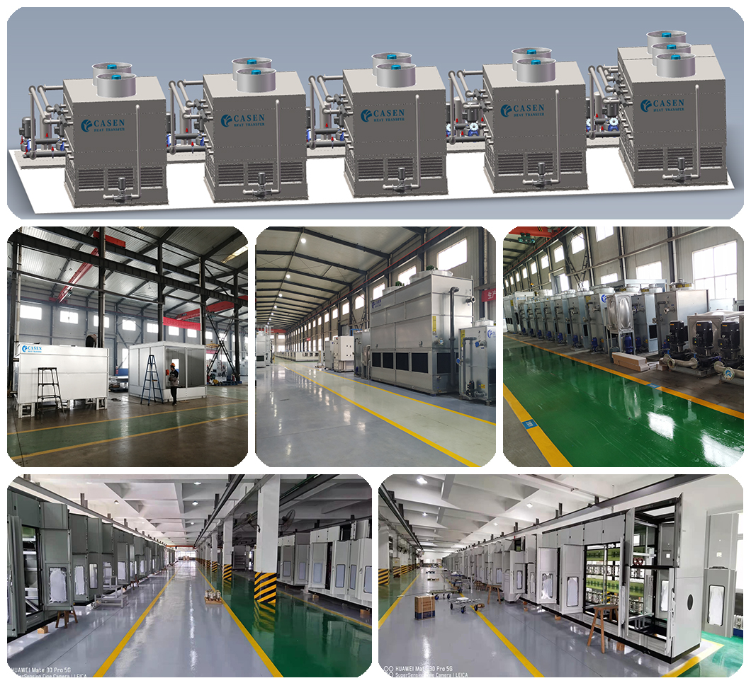 Closed Circuit Crossflow Evaporative Condenser