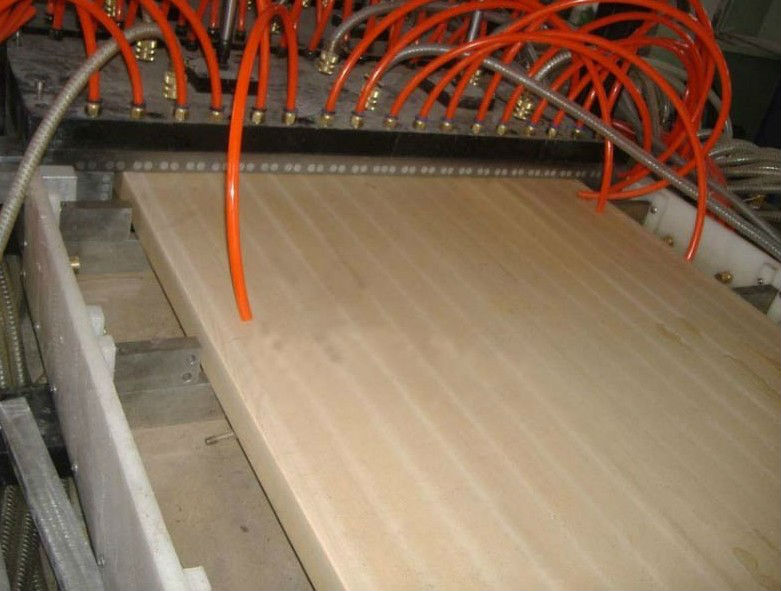 WPC PVC profile extrusion machine mould/wpc extruder twin screw extruding door board/ceiling panel