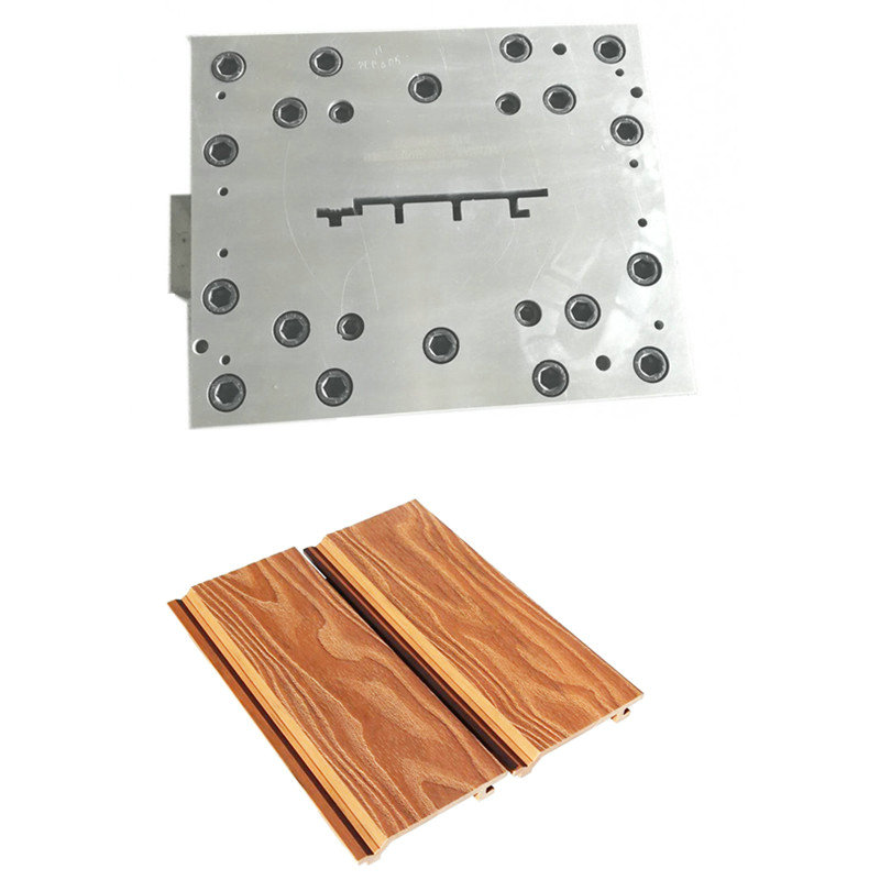 hot sale sound proof wall panel extrusion mould composite decking extrusion die / WPC cladding production machine