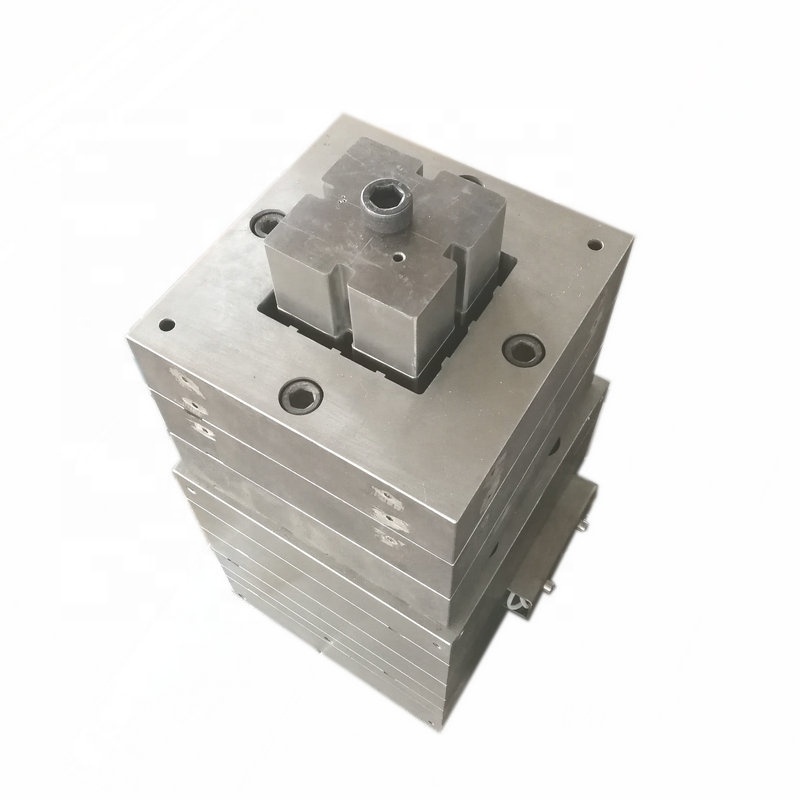online 3D embossing roman pillar mould / composite plastic extrusion mold /hollow decking mold