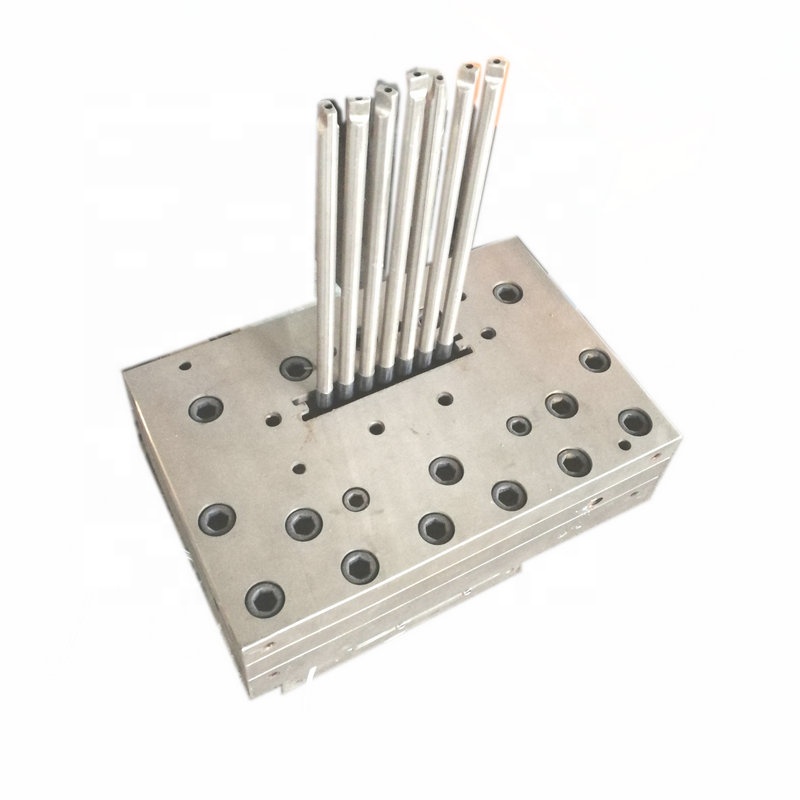 plastic extrusion tool for composite cladding / extrusion die for wood plastic post / plastic mold factory