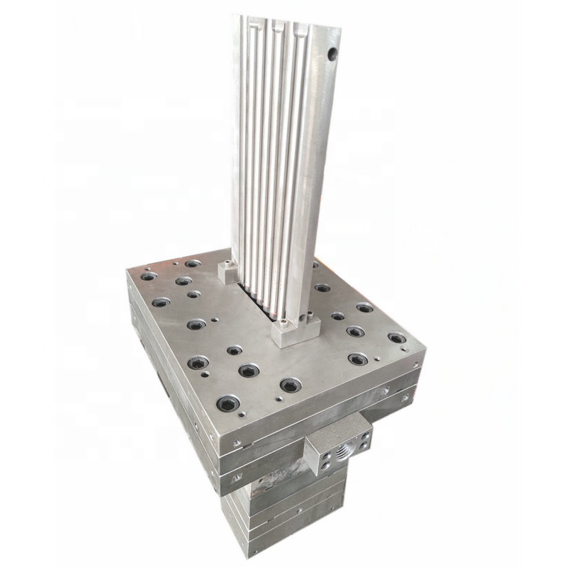 plastic extrusion tool for composite cladding / extrusion die for wood plastic post / plastic mold factory