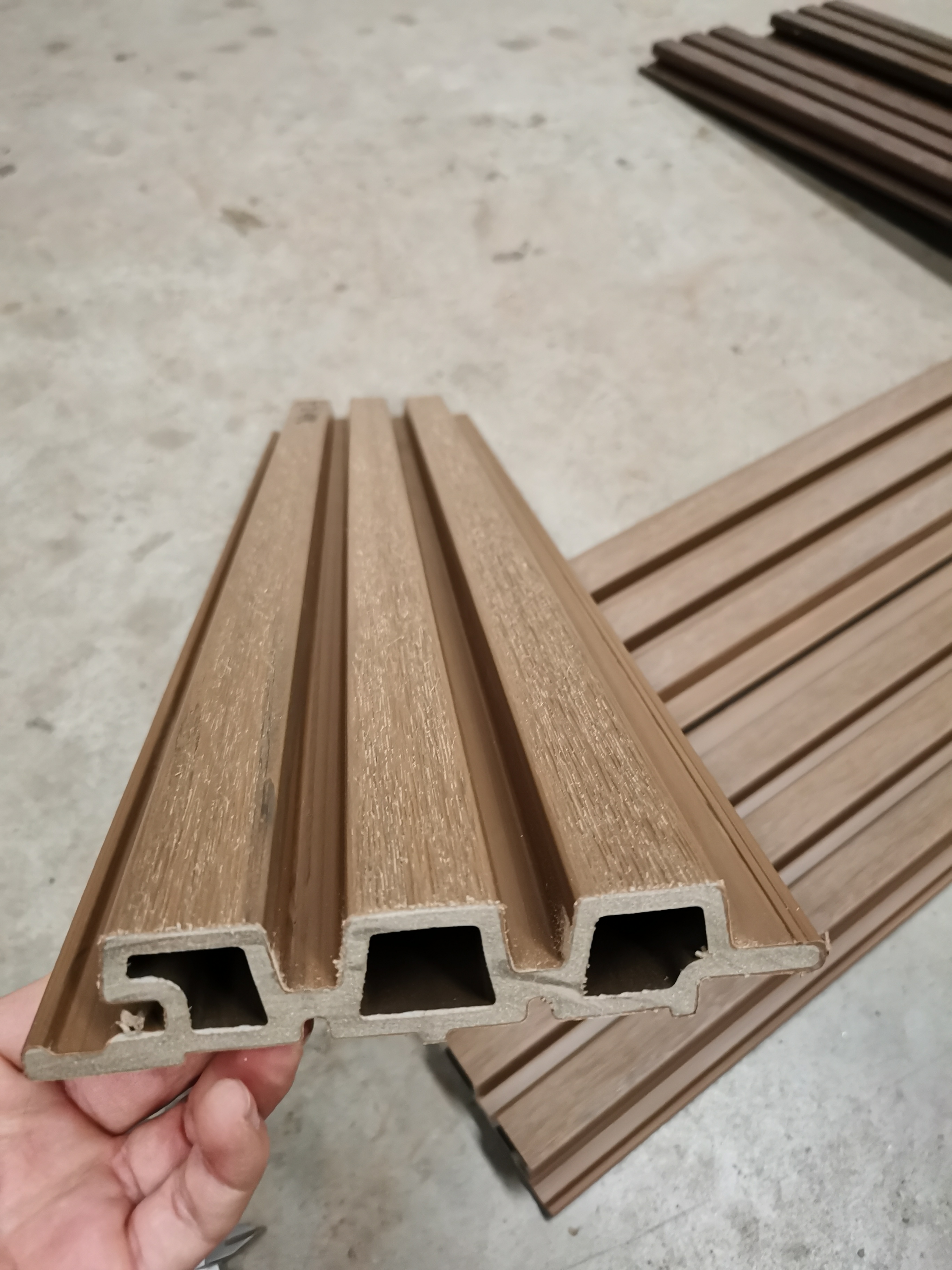 wpc castellation cladding coextrusion mould