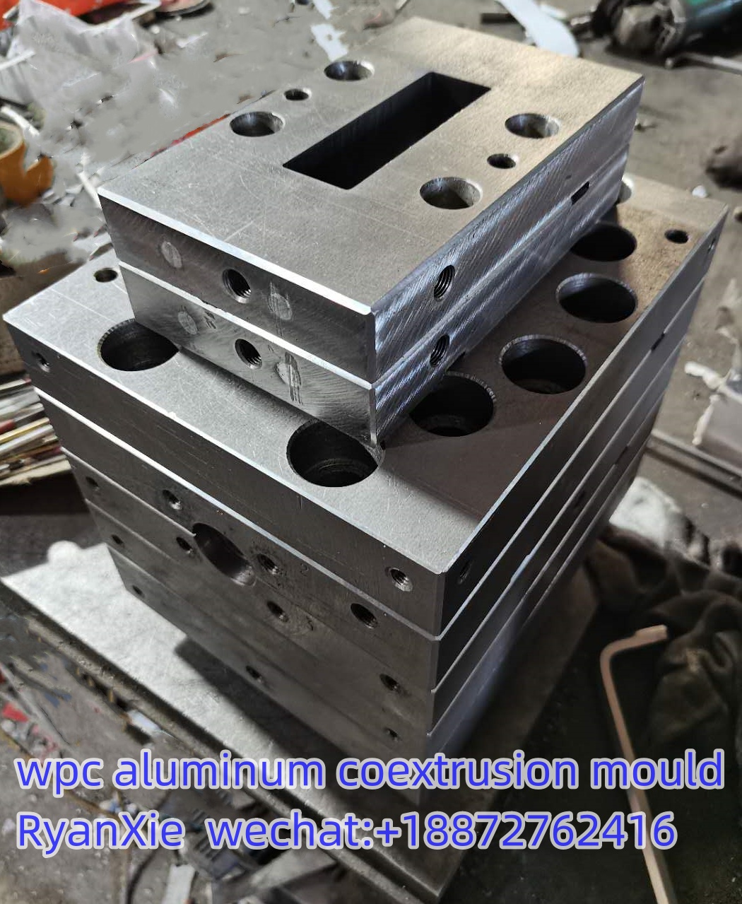 hybrid WPC aluminium board extrusion mold / hybrid WPC aluminium sun louver extrusion die