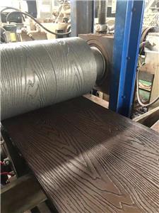 on line embossing extrusion tool for WPC decking / plastic co-extrusion mold for WPC decking / on line embossing mold