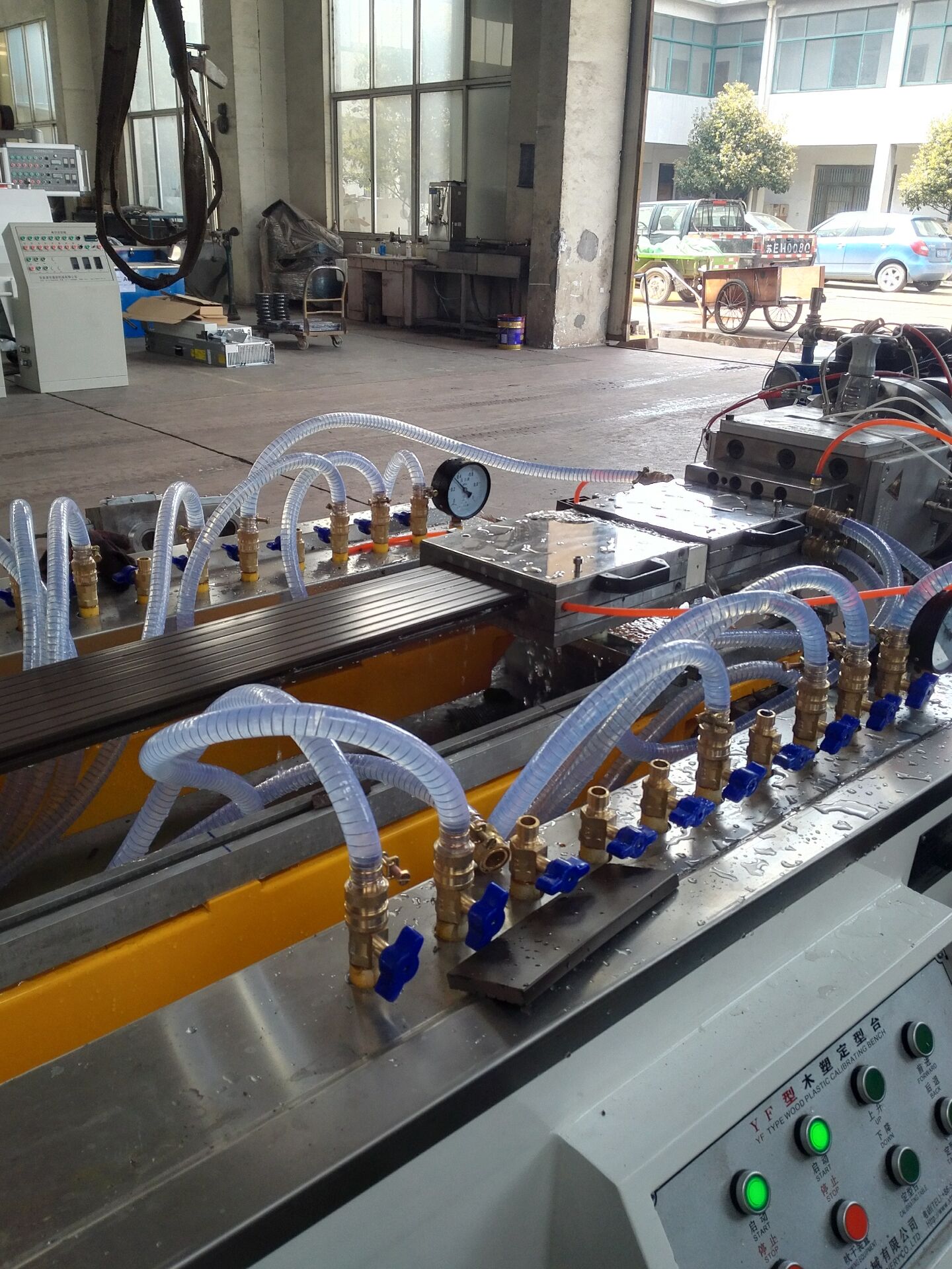 WPC fence board extrusion die / plastic handrail extrusion mould / WPC profile extrusion mould