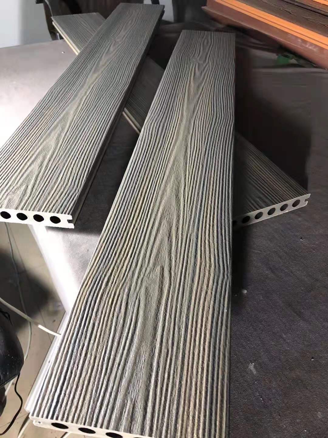 wood plastic extrusion die /3 D embossing wpc mold/ plastic extrusion mold for outdoor decking