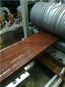 wood plastic extrusion die /3 D embossing wpc mold/ plastic extrusion mold for outdoor decking