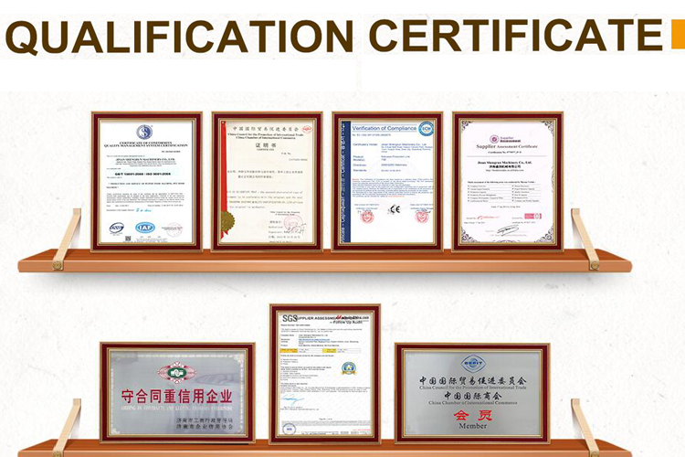 certificates of shengrun machinery company.jpg