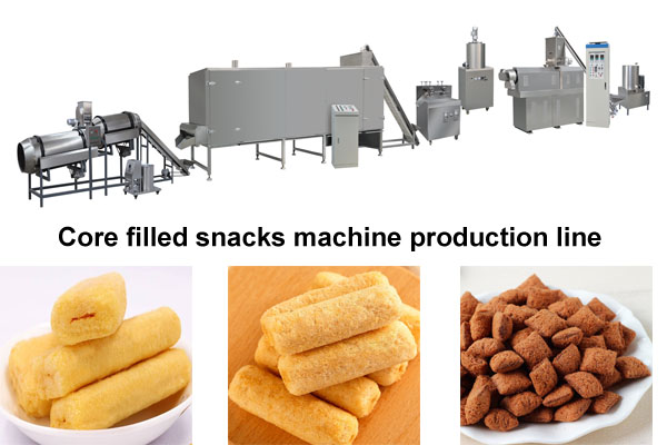 core filled snacks machine