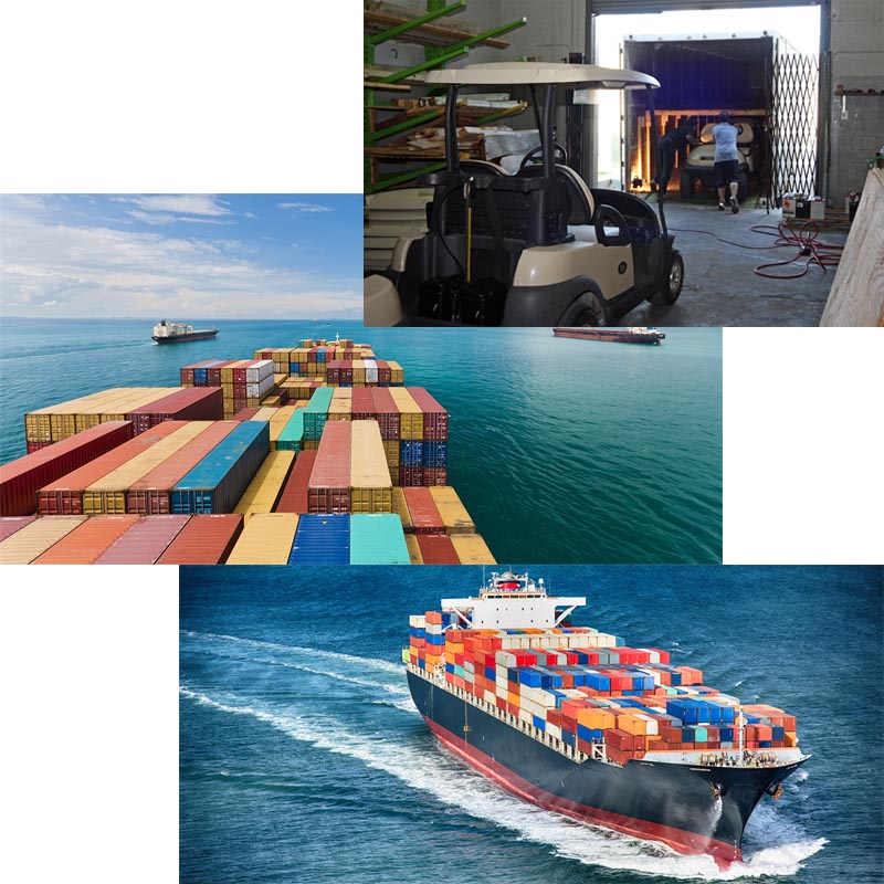 Container shipping by sea