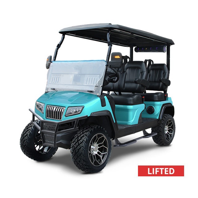10-14 İnç Tekerleklere Sahip Elektrikli Kulüp Golf Arabası Opsiyonel