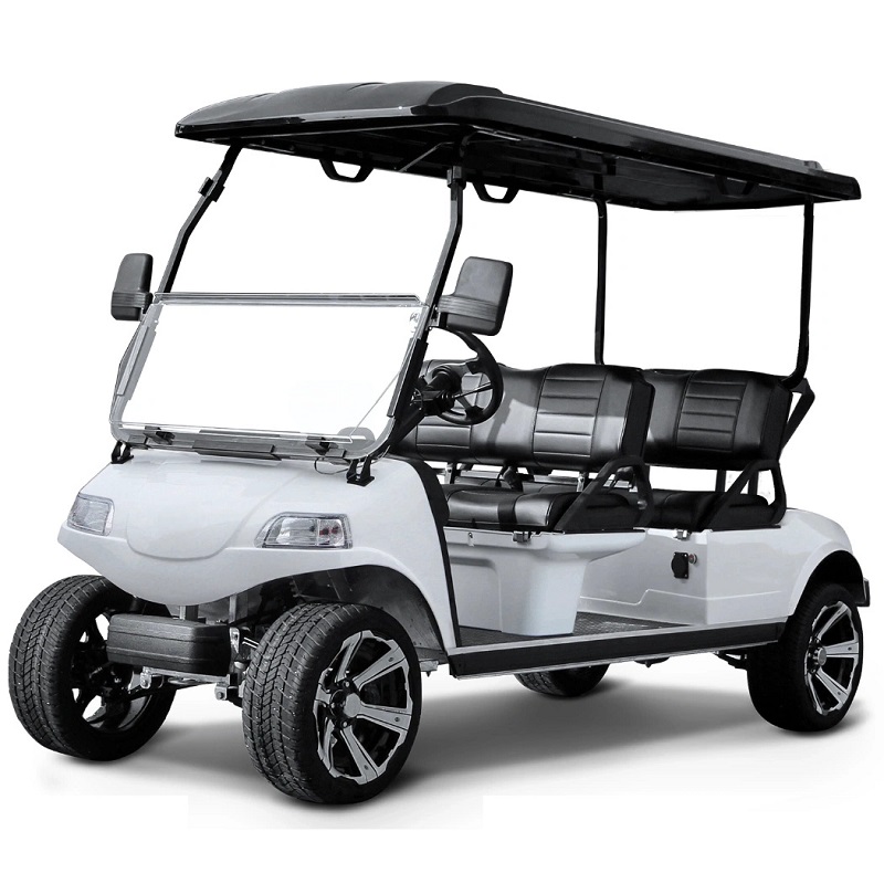 10-14 İnç Tekerleklere Sahip Elektrikli Kulüp Golf Arabası Opsiyonel