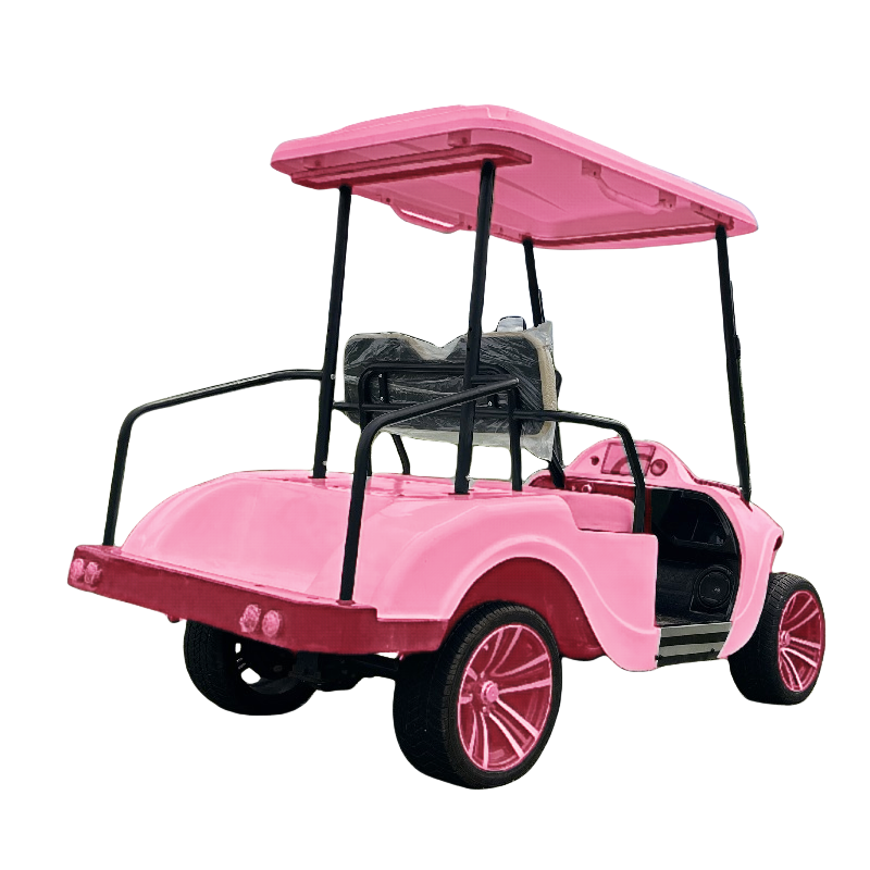 Xe điện sân golf nhỏ màu hồng Lithium Ion