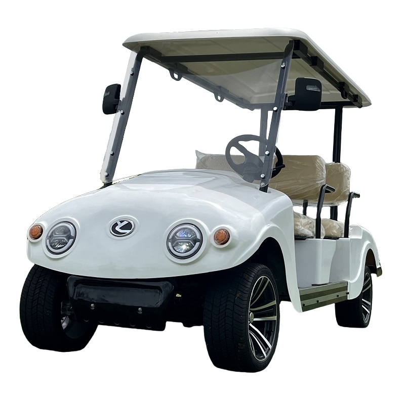 Sokakta Yasal 4 Kişilik Elektrikli Golf Arabası